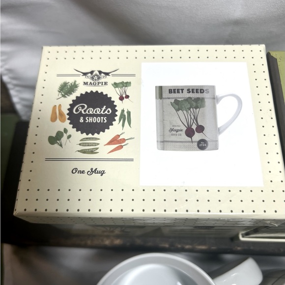 NIB 2 Magpie Roots & Shoots Spring Big Mug - Picture 3 of 4